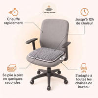 Chauffy Siège Solo - infographie fonctionnalités